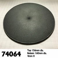 Reaper: Bases: 160mm Round Gaming Base (4) Unpainted Miniature