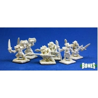 Reaper: Bones: Kobolds (6) Unpainted Miniature