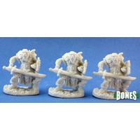 Reaper: Bones: Orc Swordsman (3) Unpainted Miniature