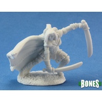 Reaper: Bones: Michelle, Female Human Ranger Unpainted Miniature
