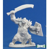 Reaper: Bones: Orc Marauder (Sword and Shield) Unpainted Miniature
