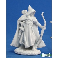 Reaper: Bones: Arthrand Nightblade, Elf Ranger Unpainted Miniature