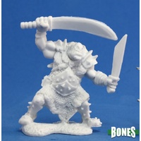 Reaper: Bones: Orc Stalker (Two Weapons) Unpainted Miniature