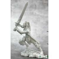 Reaper: Bones: Deenah, Female Barbarian Unpainted Miniature