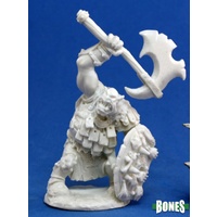 Reaper: Bones: Kavorgh, Orc Warboss Unpainted Miniature