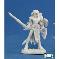 Reaper: Bones: Aviriel Tellerion, Female Elf Unpainted Miniature