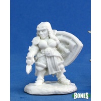 Reaper: Bones: Freja Fangbreaker Unpainted Miniature