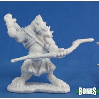 Reaper: Bones: Blacktongue, Gnoll Archer Unpainted Miniature