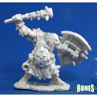 Reaper: Bones: Kagunk, Ogre Chieftain Unpainted Miniature