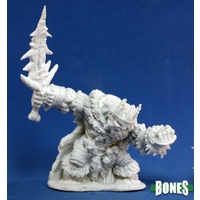 Reaper: Bones: Boerogg Blackrime, Frost Giant Jarl Unpainted Miniature