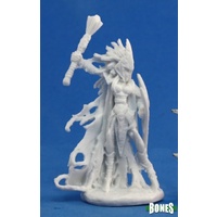 Reaper: Bones: Tierdeleira, Dark Elf Cleric Unpainted Miniature