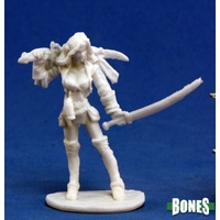 Reaper: Bones: Finaela, Female Pirate Unpainted Miniature
