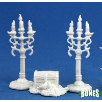 Reaper: Bones: Treasure Pile & Candleabra Unpainted Miniature
