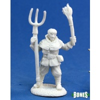 Reaper: Bones: Townsfolk: Village Rioter Unpainted Miniature
