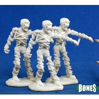 Reaper: Bones: Mummy (3) Unpainted Miniature