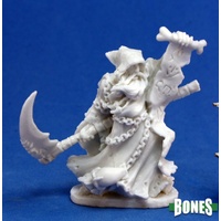 Reaper: Bones: Darkrasp, Evil Priest Unpainted Miniature