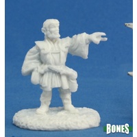 Reaper: Bones: Balto Burrowell, Gnome Wizard Unpainted Miniature