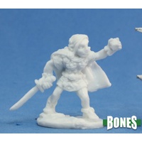Reaper: Bones: Ingrid, Female Gnome Unpainted Miniature