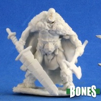 Reaper: Bones: Thund Bloodwrack, Barbarian Unpainted Miniature