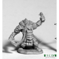 Reaper: Bones: Thain Grimthorn, Dwarf Cleric Unpainted Miniature