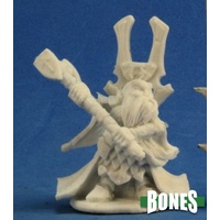 Reaper: Bones: Herryk, Dwarf Cleric Unpainted Miniature