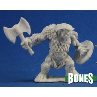 Reaper: Bones: Kegg, Bugbear Hunter (axe) Unpainted Miniature