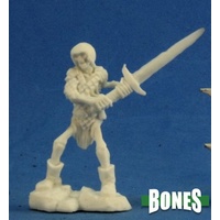 Reaper: Bones: Skeleton Guardian 2H Sword (3) Unpainted Miniature