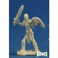 Reaper: Bones: Skeleton Guardian Sword (3) Unpainted Miniature