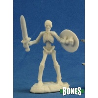 Reaper: Bones: Skeleton Warrior Sword (3) Unpainted Miniature