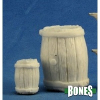 Reaper: Bones: Large Barrel Small Barrel Unpainted Miniature