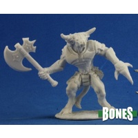 Reaper: Bones: Bronzeheart, Minotaur Hero Unpainted Miniature