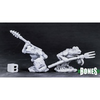 Reaper: Bones: Squog Warriors (2) Unpainted Miniature