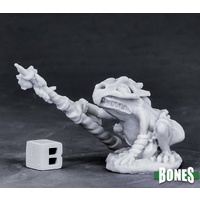 Reaper: Bones: Mudcroak, Squog Shaman Unpainted Miniature