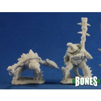 Reaper: Bones: Spikeshell Warriors (2) Unpainted Miniature