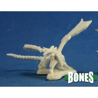 Reaper: Bones: Dragon Hatchling Blue Unpainted Miniature