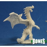 Reaper: Bones: Dragon Hatchling Red Unpainted Miniature