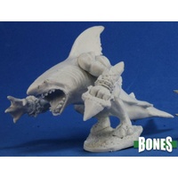 Reaper: Bones: Sharkman Unpainted Miniature