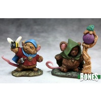 Reaper: Bones: Mousling Druid and Beekeeper Unpainted Miniature