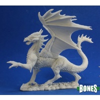 Reaper: Bones: Silver Dragon Unpainted Miniature