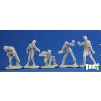 Reaper: Bones: Zombies! (5) Unpainted Miniature