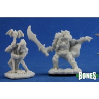 Reaper: Bones: Goblin Command (2) Unpainted Miniature