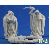 Reaper: Bones: Cultists and Circle (3) Unpainted Miniature