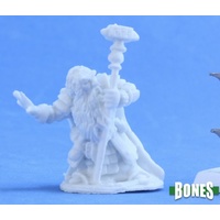 Reaper: Bones: Barden Barrelstrap, Dwarf Cleric Unpainted Miniature