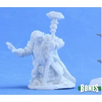 Reaper: Bones: Barden Barrelstrap, Dwarf Cleric Unpainted Miniature