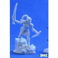 Reaper: Bones: Lanelle, Half-elf Rogue Unpainted Miniature