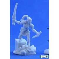 Reaper: Bones: Lanelle, Half-elf Rogue Unpainted Miniature