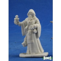 Reaper: Bones: Olivia, Female Cleric Unpainted Miniature