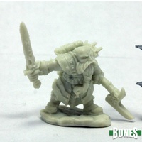 Reaper: Bones: Durgam Deepmug, Dwarf Hero Unpainted Miniature