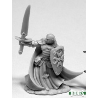 Reaper: Bones: Sir Malcolm, Templar Lightbringer (Preorder) Unpainted Miniature