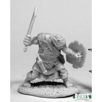 Reaper: Bones: Orc Grunt Unpainted Miniature